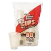 DART Translucent Plastic Cold Cups - 9 Oz, Translucent, 80/Bag, 12 Bags/Ctn