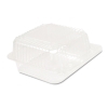 DART StayLock® Clear Hinged Lid Containers - Clear, 125/Bag 4 Bg/Ctn