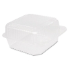 DART StayLock® Clear Hinged Lid Containers - Square Deep Base, 125/PK, 4 Pk/Ctn