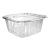 DART SafeSeal™ Tamper-Resistant Evident Deli Containers - w/ Flat Lid, 64 oz, Clear, 200/Ctn