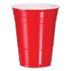DART Solo® Party Plastic Cold Drink Cups - 16 OZ, Red, 50/PK