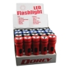  LED Utility Flashlight - 1 D Battery  (Sold Separatrly), Assorted