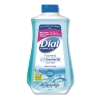 DIAL Antibacterial Foaming H& Wash - Spring Water Scent, 32 Oz, 6/Carton
