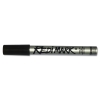  Redimark™ Metal-Cased Marker - Broad Chisel Tip, Black, Dozen