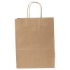 GEN Heavy-Duty Shopping Bags - 10" X 13", Kraft, 250/Ctn