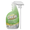 DIVERSEY Crew Bathroom Disinfectant Cleaner - Floral Scent, 32 oz, 4/CT