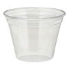 DIXIE Clear Plastic PETE Cold Cups - 9 OZ, Squat, 50/Sleeve, 20 SleeveS/Ctn