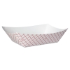DIXIE Kant Leek® Polycoated Paper Food Tray - Red Plaid, 250/Bag, 2/Ctn