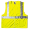 GloWear® 8220Z Class 2 Standard Vest 21125 - Lime, Mesh, Zip, Large/x-Large