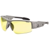  Skullerz® Dagr Safety Glasses - Matte Gray Frame/Yellow Lens