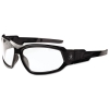  Skullerz® Loki Safety Glasses/Goggles - Black Frame/Clear Lens