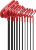  10-Piece 6in T-Handle Hex Kit - 3/32in - 3/8in, Pouch