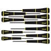  10-Piece Slotted Screwdriver Set - 1-4mm, #000, #00, #0, #1