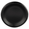 GENPAK Elite Laminated Foam Plates - 8.88", Black, Round, 125/PK, 4 Pack/Ctn