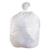 HERITAGE Linear Low-Density Can Liners - 45 Gal, 0.75 MIL, White, 100/Ctn