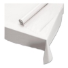 HOFFMASTER Plastic Roll Tablecover - 40" X 100 Ft, White