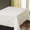HOFFMASTER Tissue/Poly Tablecovers - Square, White, 25/Ctn