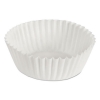 HOFFMASTER Fluted Bake Cups - White, 500/PK, 20 PK/Ctn