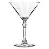  Faceted-Stem Cocktail Glasses - 6.5oz, 6" Tall, 36/Carton
