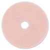 3M Eraser Burnish Floor Pads - 27" Diameter, Pink, 5/Carton