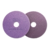 3M Scotch-Brite™ Purple Diamond Floor Pads - 19" Diameter, Purple, 5/Carton