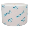  Paper Mor-Soft™ Coreless Alternative Bath Tissue - 1-PLY, 2500 Sheets, 24 RLs/Carton