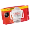  No-Rinse Sanitizing Multi-Surface Wipes - White, 72 Wipes/PK, 12/Carton
