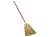 RUBBERMAID Commercial Corn-Fill Broom - 38" Handle, Red