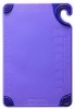 SAN JAMAR  Allergen Saf-T-Zone™ Purple Cutting Board w/Saf-T-Grip - 6