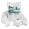 GENERAL ELECTRIC United Facility Supply Wiping Cloths in a Bag™ - Cotton, White, 1lb Pack