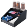 ADVANTUS Vertiflex® Commercial Grade Horizontal Condiment Organizer - 12w X 16d X 7 1/2h, Black