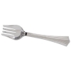 WNA Reflections™ Heavyweight Plastic Utensils Serving Fork - 10", Silver